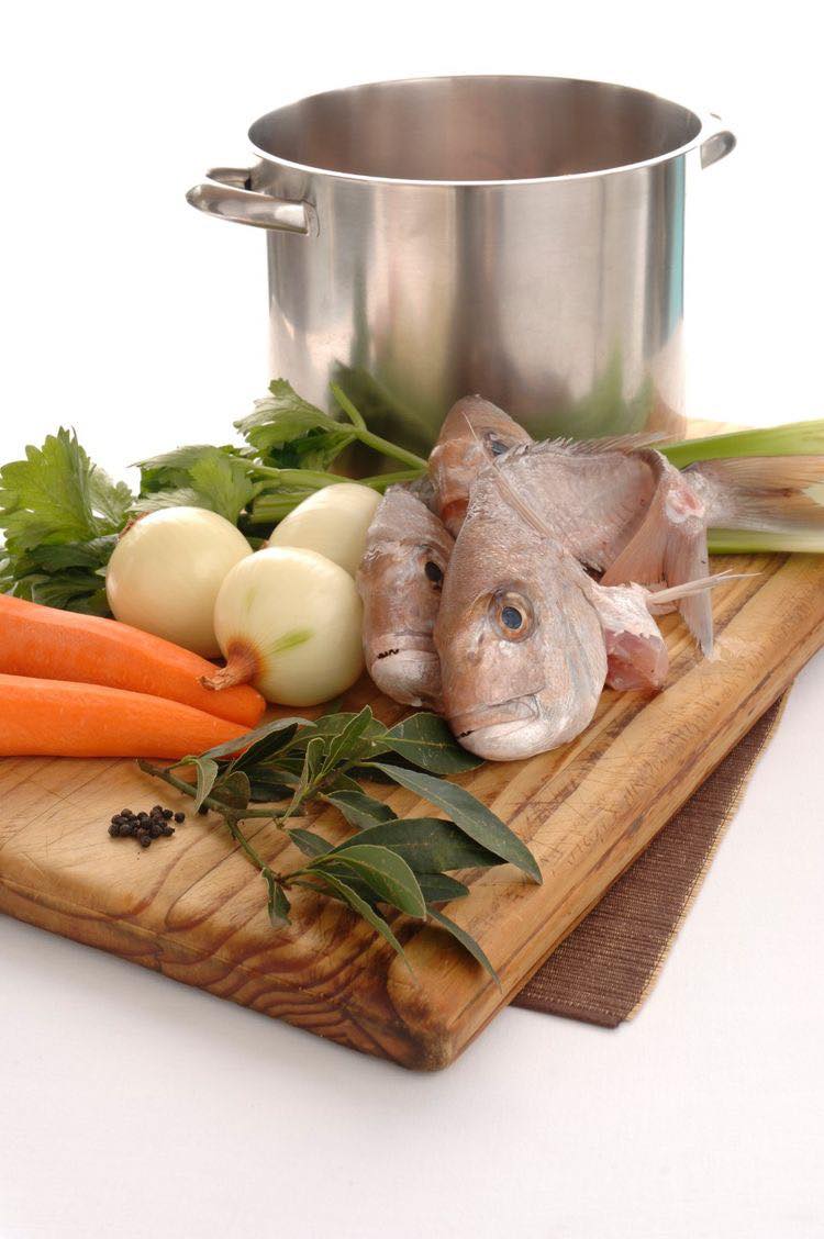 Fish stock or fumet 